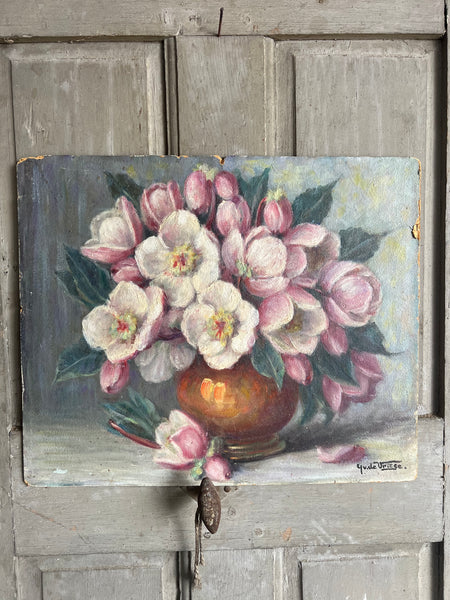 Floral Oil on Board