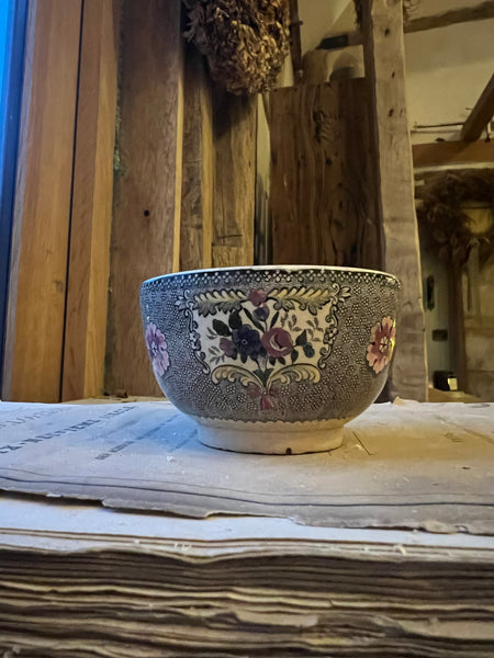 Antique Hand Painted Bowl