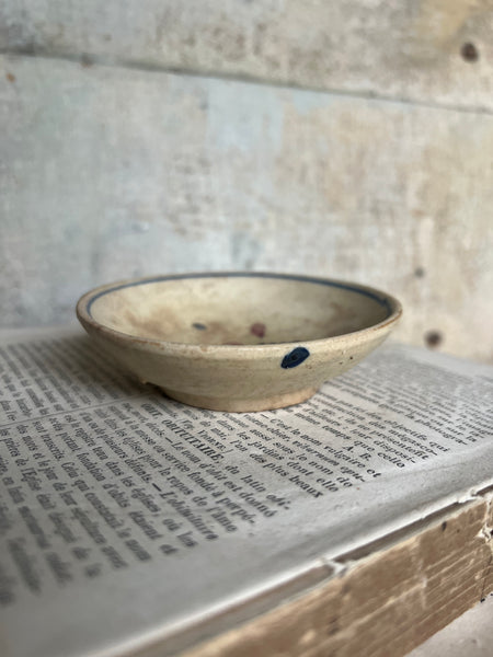Small French Vintage Plate