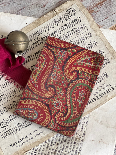 Miniature Fabric French Book for Styling