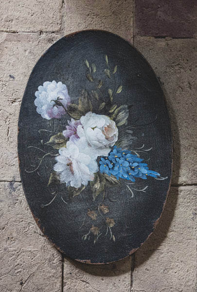 Vintage French Floral on Board