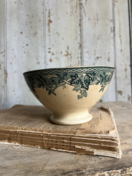 French Transferware Cafe au Lait bowl