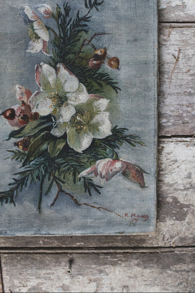 Floral Oil on Canvas