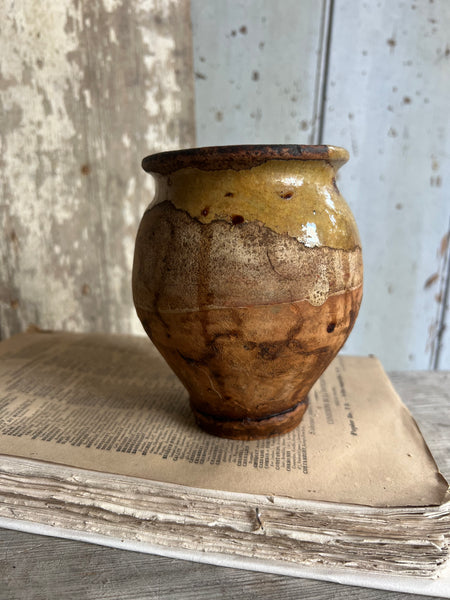 Rustic Glazed Earthenware Pot