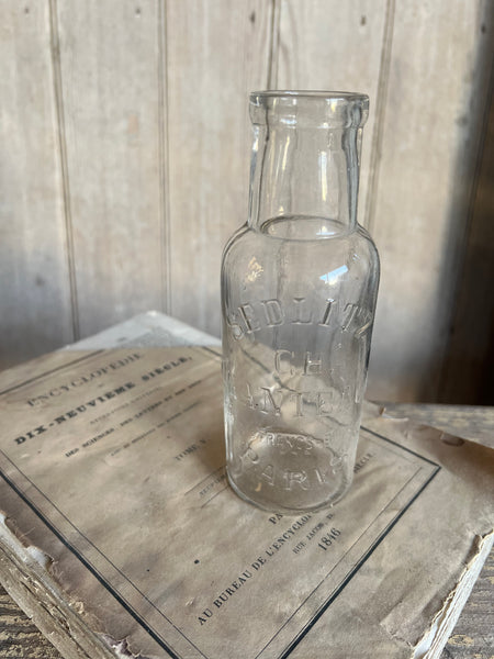 Vintage Glass Branded Bottle