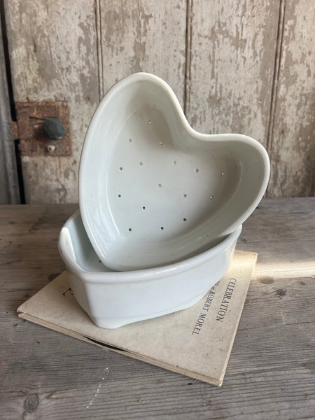 Large Heart Vintage Faiselle Cheese Mould