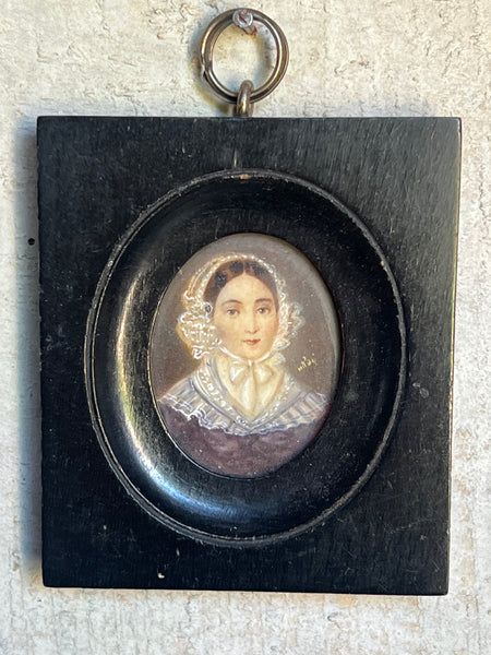Beautiful French Antique Portrait