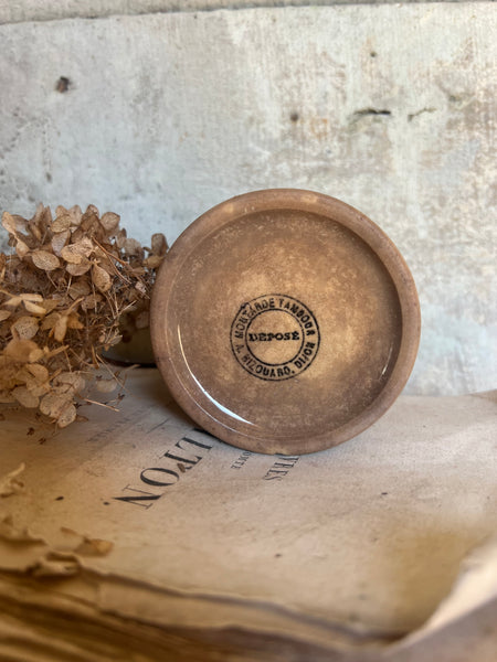 Buttery Antique Confiture Pot