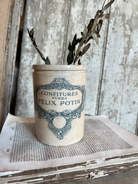 Vintage French Felix Potin Jar