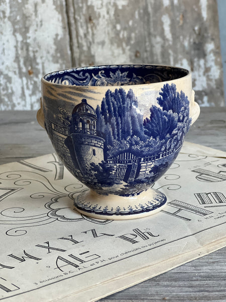 Antique Transferware Chalice