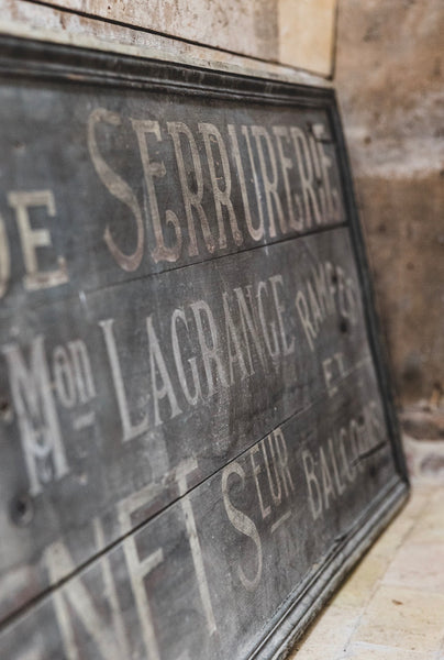 Antique French Sign