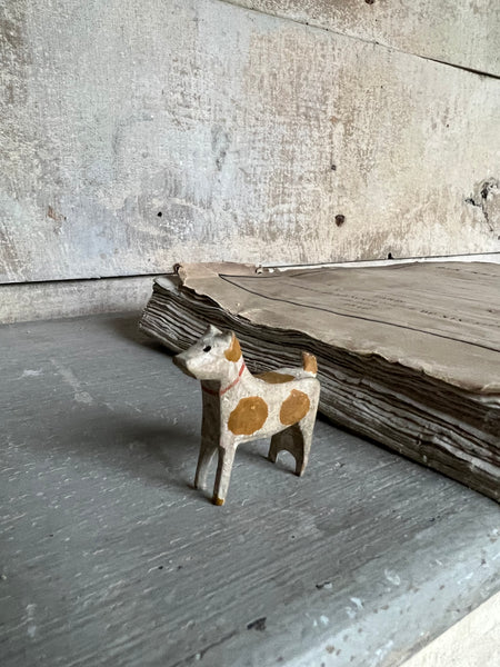 Vintage Wooden Dog