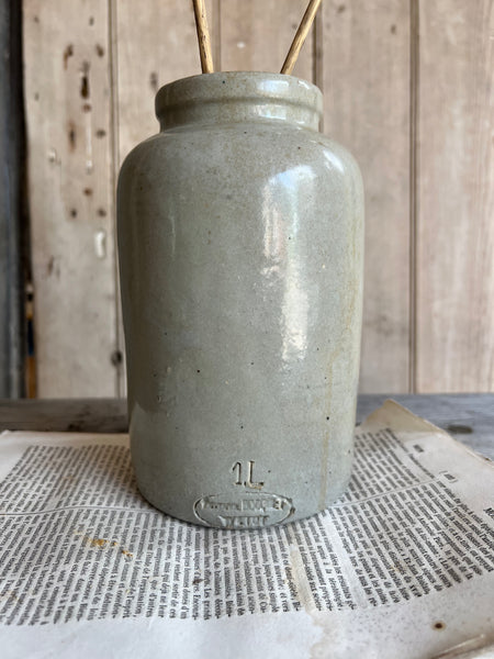 French Stoneware Jar