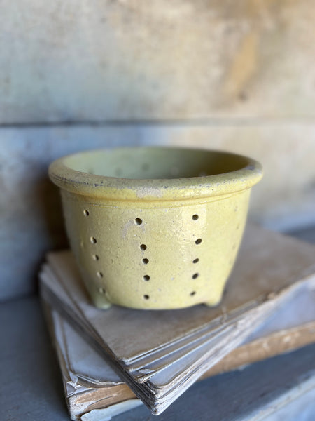 Medium Yellow Vintage French Faiselle Cheese Mould
