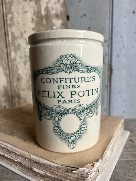 Vintage French Felix Potin Jar