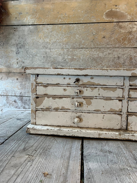 Beautiful Chippy Paint French Drawers