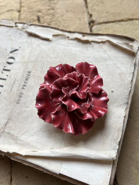 Vintage Clay Flower