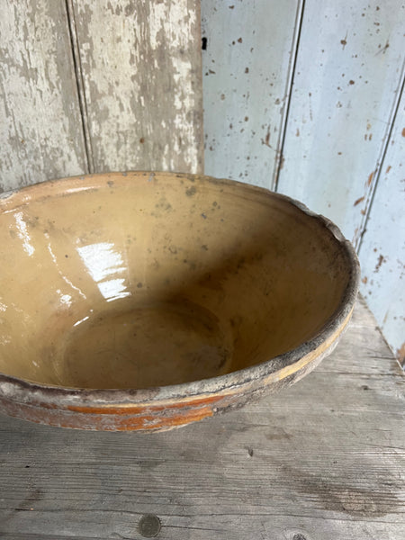 French Earthenware Mixing Bowl