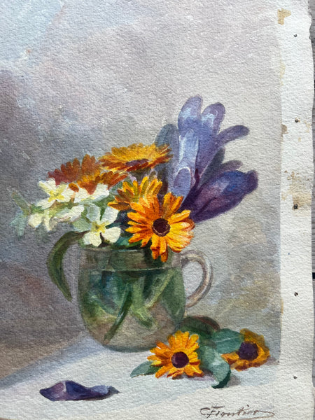 Beautiful Flower Watercolour Painting