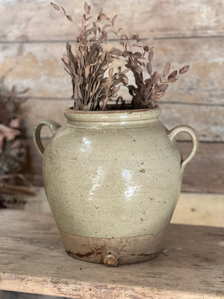 Large Handled French Confit Jar