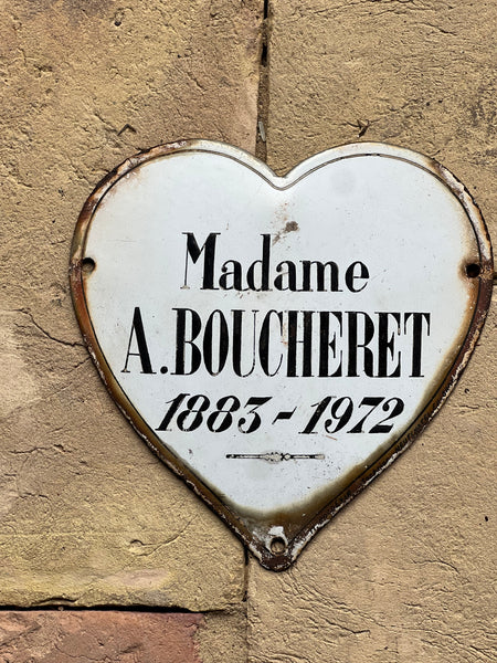 Vintage French Rustic Memorial Heart