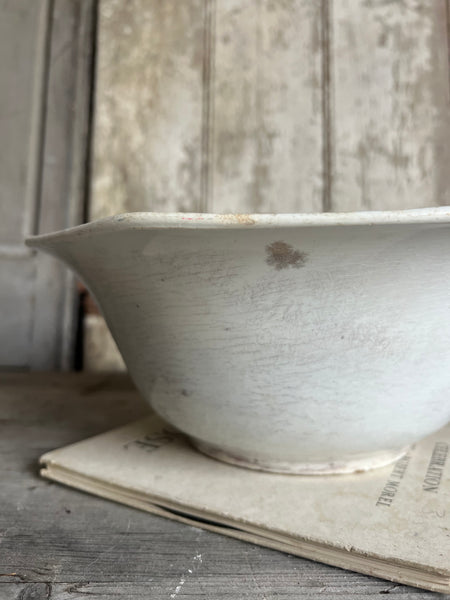 Large Beautifully Crazed French Bowl