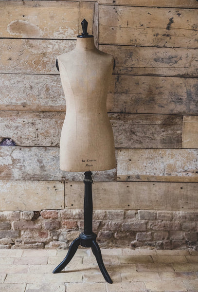 Antique Parisian Mannequin with Stand