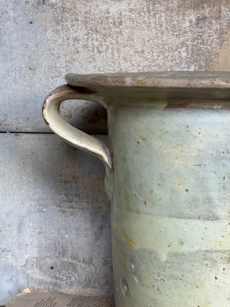 Stunning Italian Confit Jar, Handled