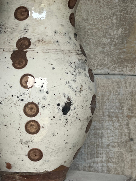 Antique Stunning Spotted Pot