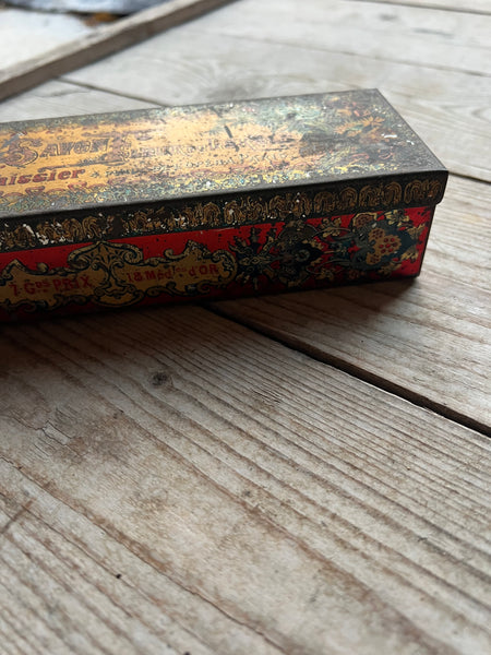 Antique French Soap Tin