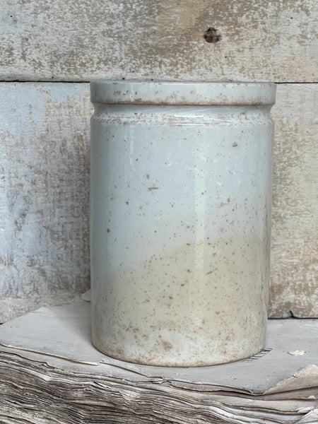 Antique Large Ironstone Confiture Pot