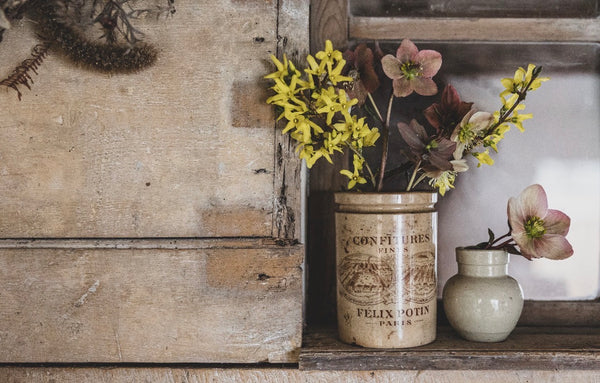 Vintage French Felix Potin Jar