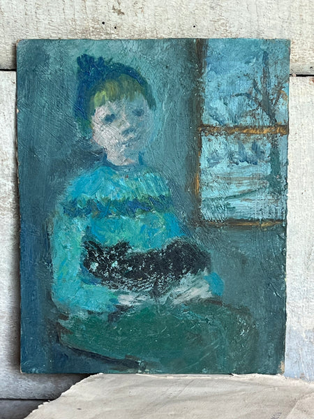 Sweet Vintage French Painting