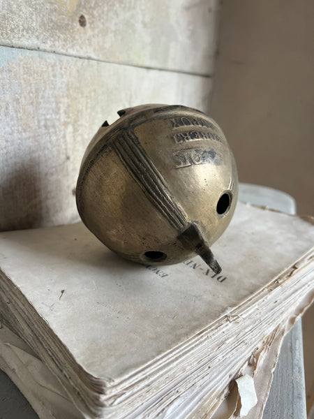 Large Antique 18th Century Dubois Au Puy Floral Bell