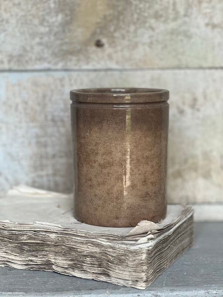 Buttery Antique Confiture Pot