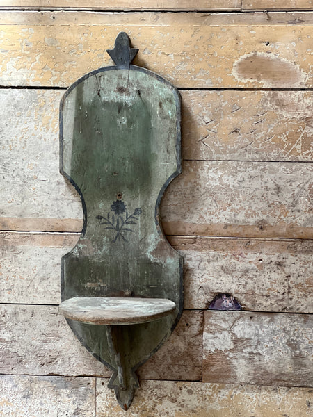 Antique Chippy Paint Decorative Wall Shelf