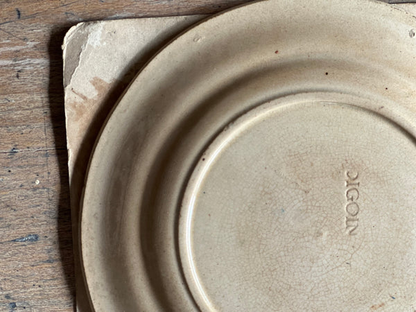 Vintage French Dignon Plate