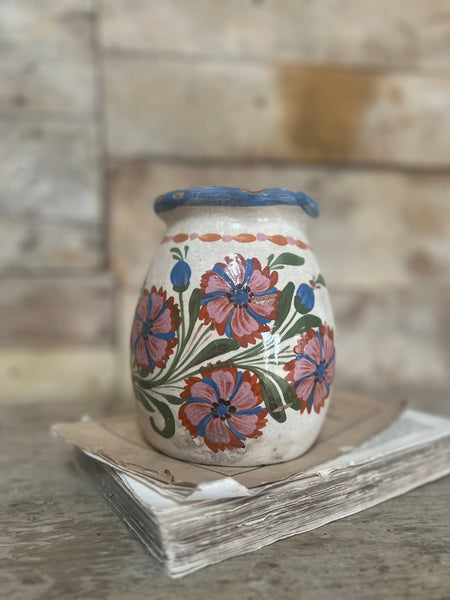 Large Vintage Painted Jug