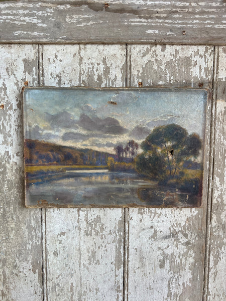 French Landscape Oil Painting