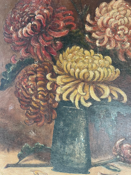 French Floral Oil Painting