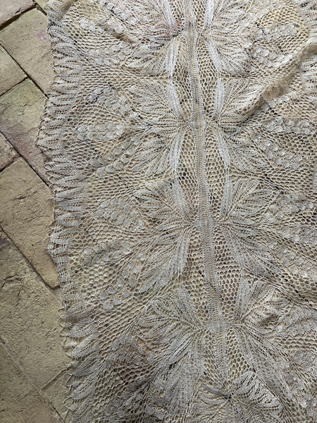 Vintage French Lace Table Runner