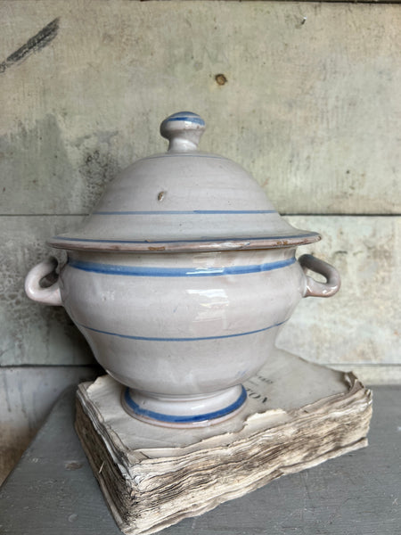 Antique Rare Lidded Soupiere