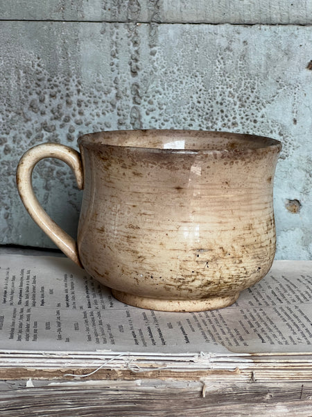 Beautiful Crazed Buttery Cup