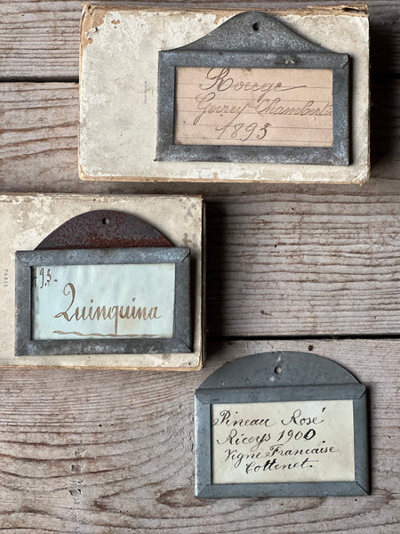 Vintage French Wine Tags