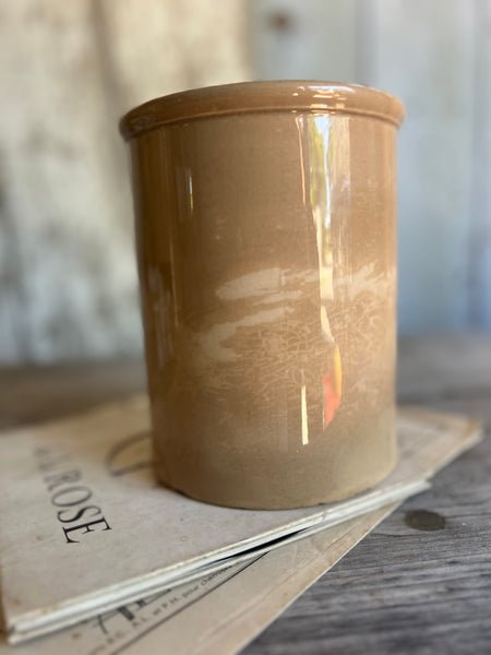 Large Buttery Creil Et Montereau Antique Confiture Pot