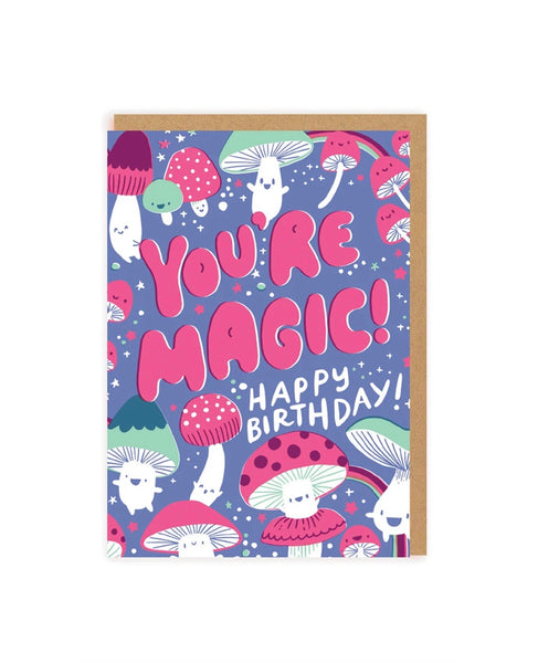 Magic Mushroom Birthday Card