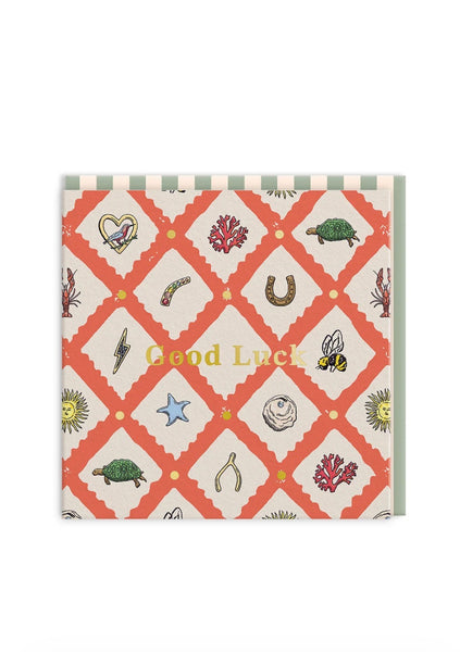 Lucky Charm Mini Square Greeting Card