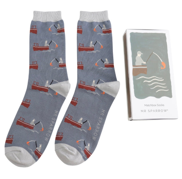 Men’s Matchbox Socks Gone Fishing