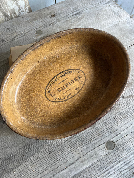 Vintage French Subiger Dish