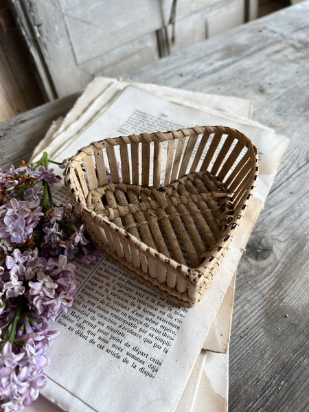 Medium Vintage French Heart Cheese Mould